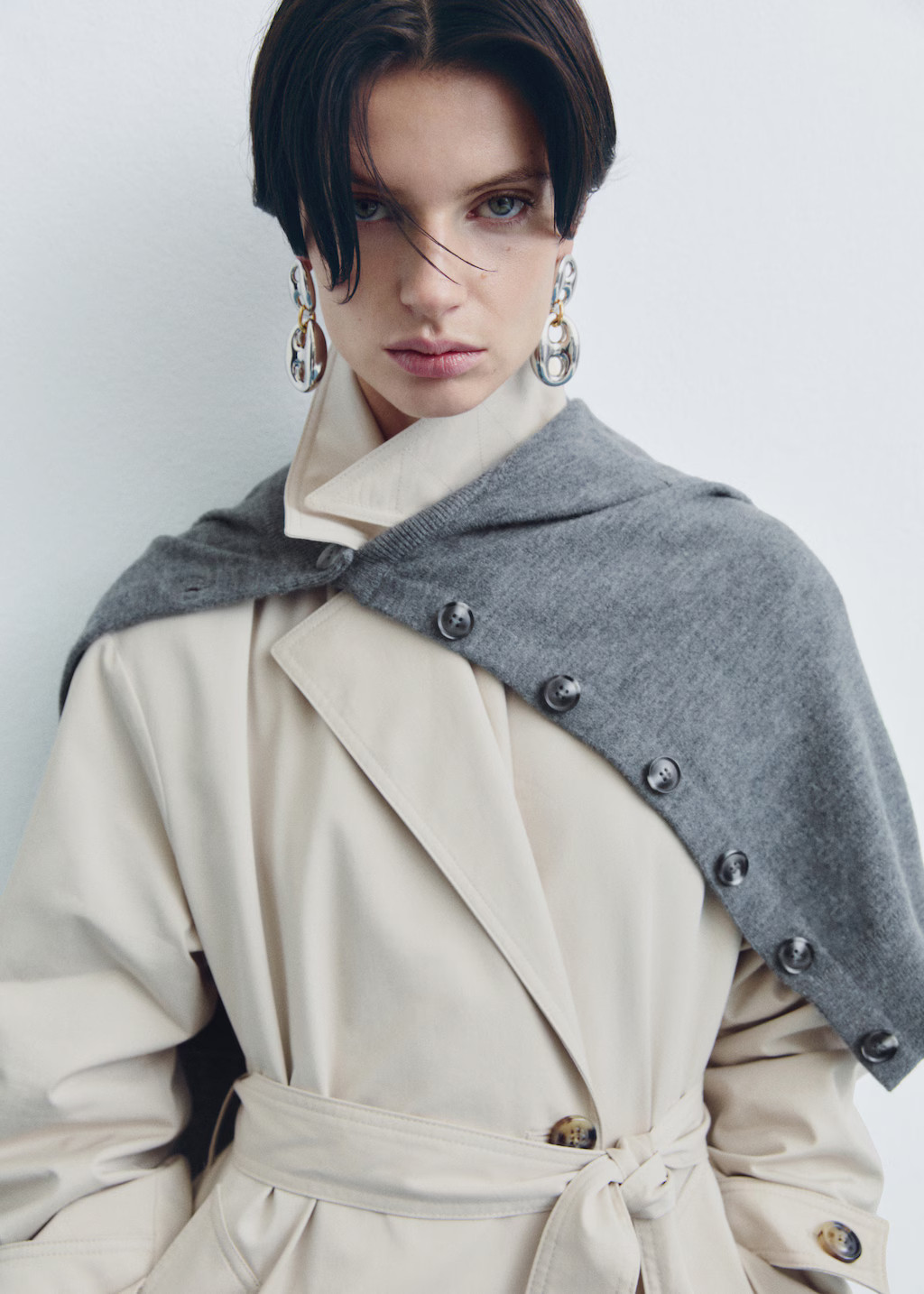 Maxi-link earrings - Women | MANGO USA | Mango (US/MX/AU)