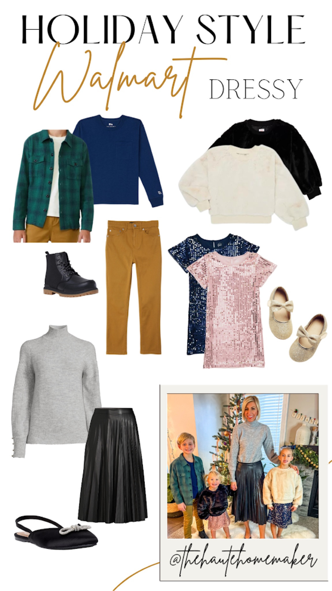 Walmart Dressy Holiday Style for the Family
#walmartpartner

#LTKstyletip #LTKHoliday #LTKSeasonal