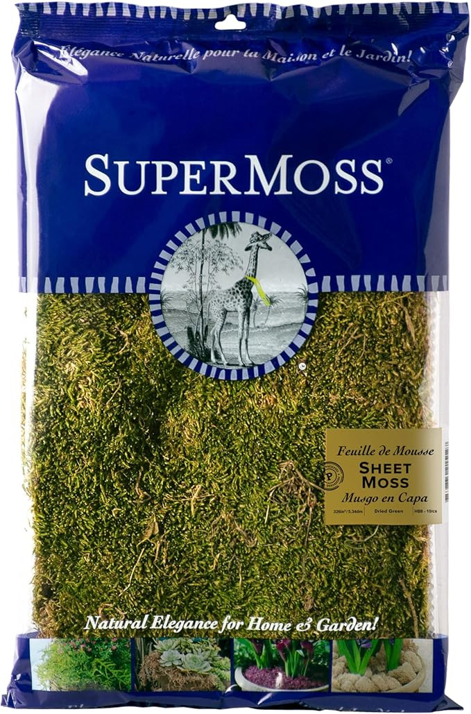 SuperMoss (21582) Sheet Moss Dried, Natural, 8oz | Amazon (US)