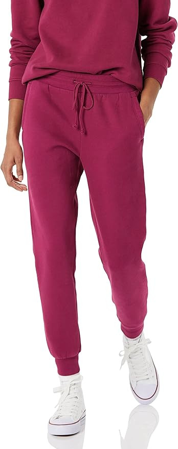 Goodthreads Women's Heritage Fleece Basic Jogger Pant | Amazon (US)
