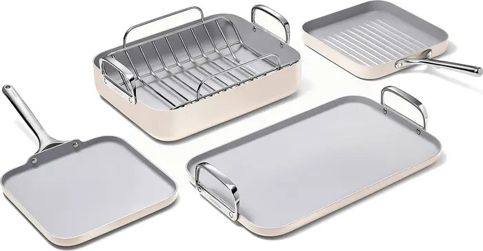 5-Piece Ceramic Nonstick Cookware Set | Nordstrom