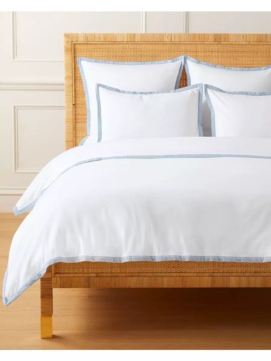 Belvedere  Flannel Duvet Cover | Serena and Lily