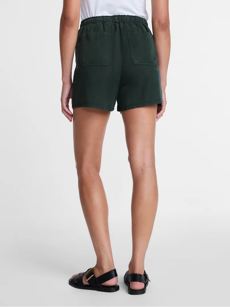 Time and Tru Women's Soft Utility Shorts, 4" Inseam, Sizes XS-XXXL | Walmart (US)