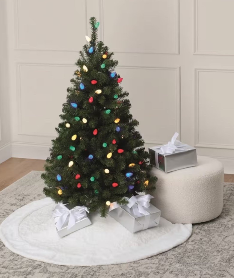 4 foot Christmas tree with color lights from Micheal’s on sale. So nostalgic 🥹

#LTKHoliday #LTKFindsUnder50 #LTKSaleAlert