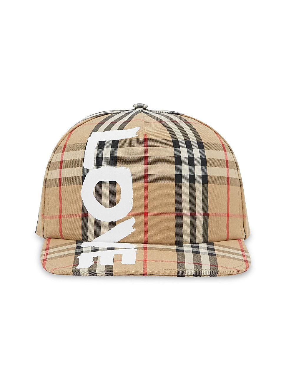 Burberry Men's Love Archive Check Trucker Hat - Archive Beige - Size Large | Saks Fifth Avenue