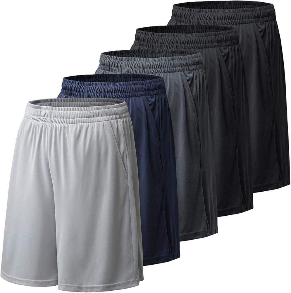 BALENNZ Athletic Shorts for Men with Pockets and Elastic Waistband Quick Dry Activewear | Amazon (US)