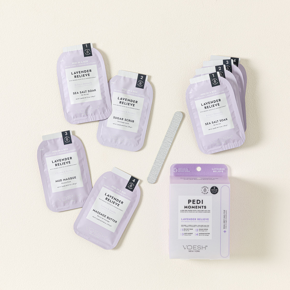 Lavender Pedi In a Box | UncommonGoods