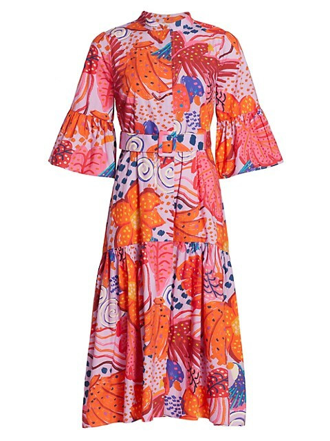 Lilac Colorful Party Midi Dress | Saks Fifth Avenue