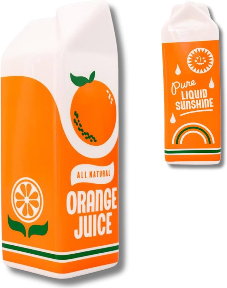 ban.do Vintage Inspired Orange Juice Vase, The Original Rise and Shine Decorative Ceramic Vase, O... | Amazon (US)