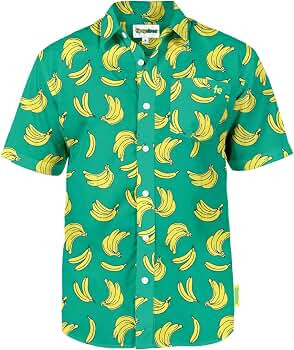 Men's Bright Hawaiian Shirt for Spring Break and Summer - Funny Aloha Shirt for Guys | Amazon (US)