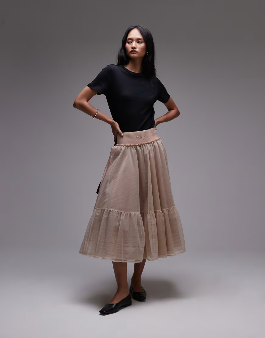adidas Originals ballet tulle skirt in pink | ASOS (Global)
