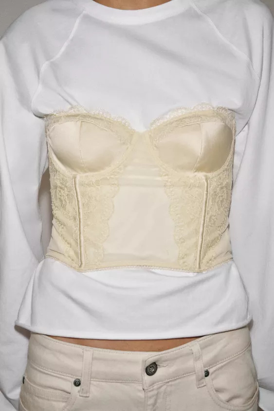 LACE CORSET | Zara UK