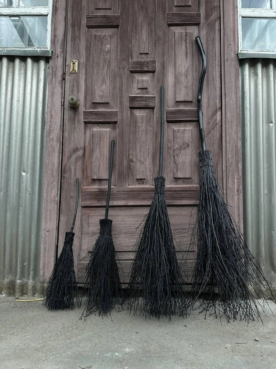 Black Natural Witch Broom, Halloween besom, Halloween Broom, Wedding Broom, Witch Broom Decor, Handmade Broom | Etsy (Global)