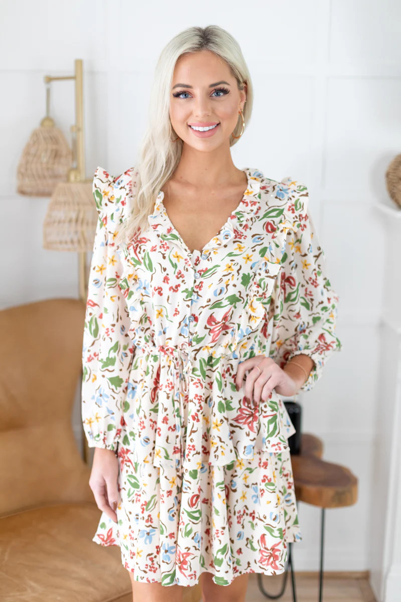 Kali Dress- Cream | Avara