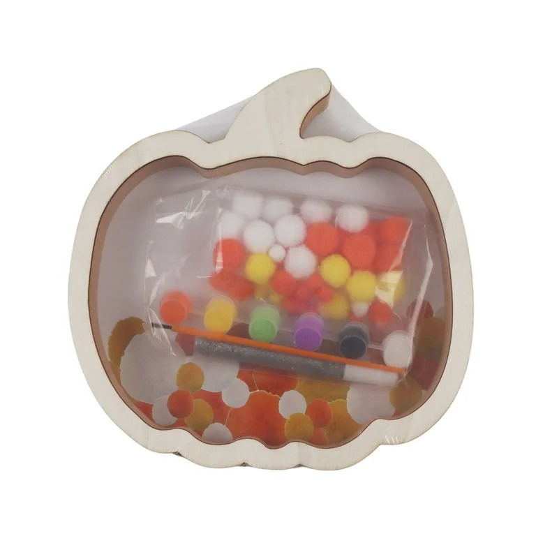 Make Your Own Fillable Pumpkin,for Fall and Halloween Decoration, 9x9 inch MDF Pumpkin, Non-Brand... | Walmart (US)