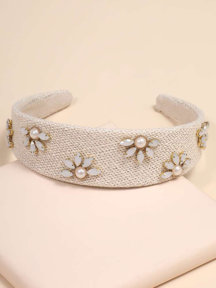Hoofdband met kunstmatige parelversiering | SHEIN