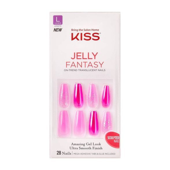 Kiss Gel Fantasy Jelly Nails - Jelly Baby | Target