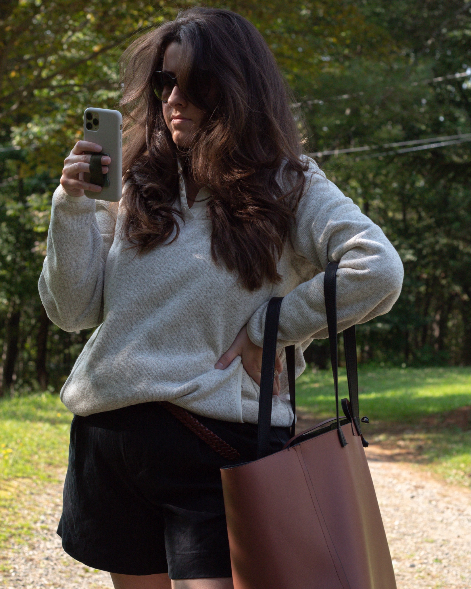 Easy fall outfit. Fleece sweatshirt. Casual fall outfit. Fall mom outfit 

#LTKfindsunder50 #LTKSeasonal #LTKfindsunder100