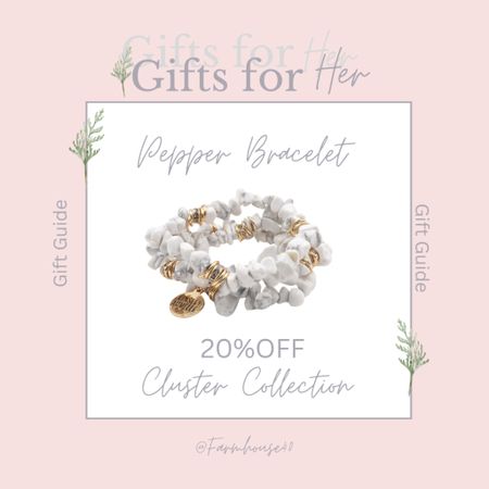 Sale Alert‼️ Gifts for Her Gorgeous Designer Bracelet from the Kinsley Armelle Cluster Collection. 3 bracelets banded together for a gorgeous accessory statement 

#LTKsalealert #LTKGiftGuide #LTKstyletip