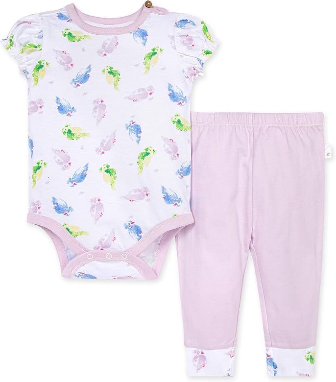 Burt's Bees Baby Baby Boys' Bodysuit & Pant Set, 100% Organic Cotton | Amazon (US)