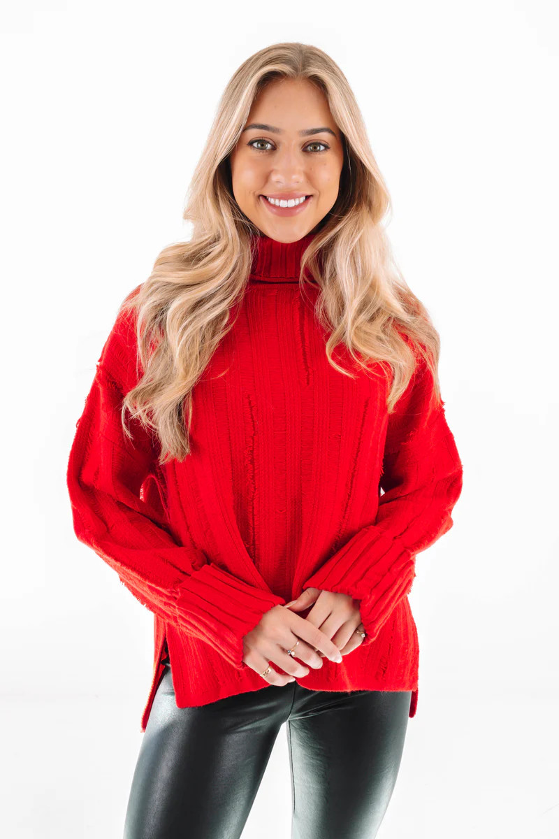 Really Can't Stay Sweater - Red | The Impeccable Pig