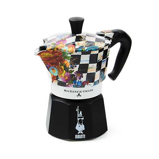 Courtly Flower Market 3 Cup Moka Pot | MacKenzie-Childs