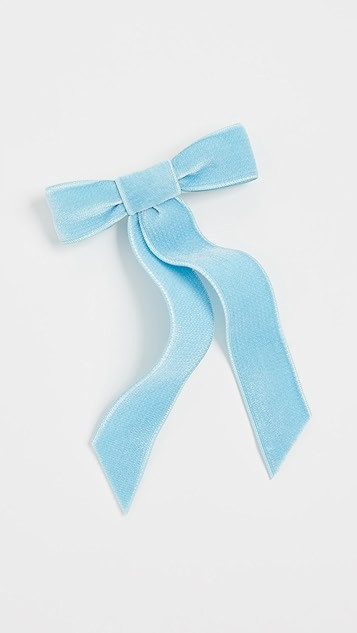 Velvet Bow Barrette | Shopbop