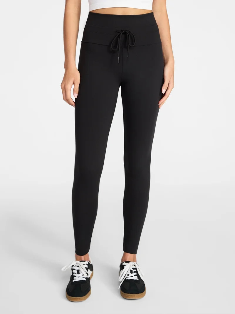 No Boundaries Tie Front Leggings, 26.5'' Inseam, Women's | Walmart (US)