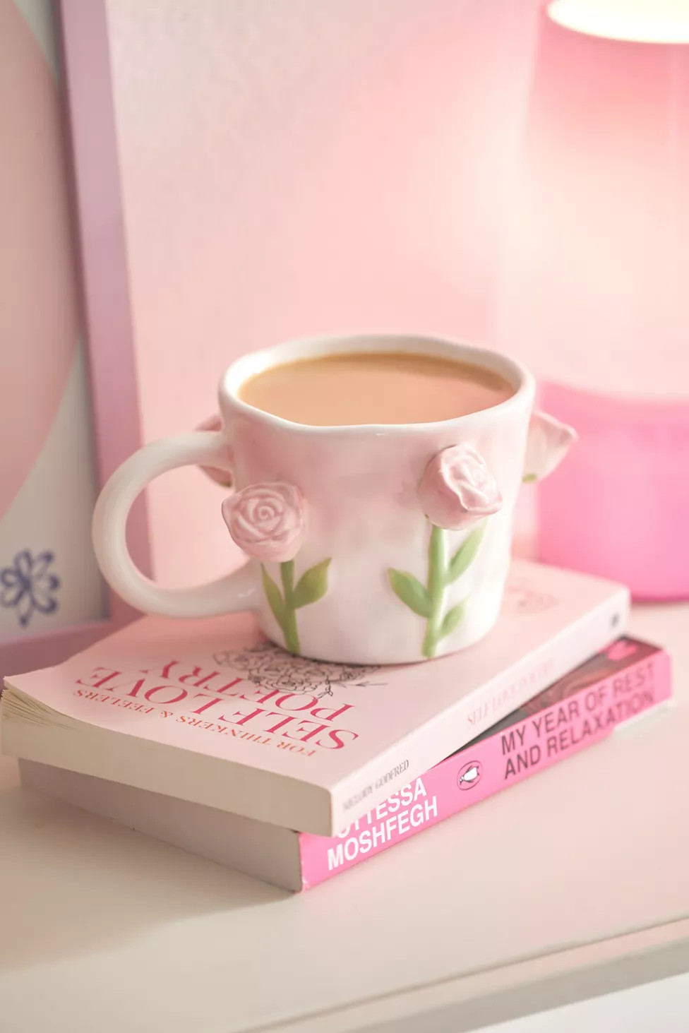 Rose Bud Sculpted Mug | Urban Outfitters (US and RoW)