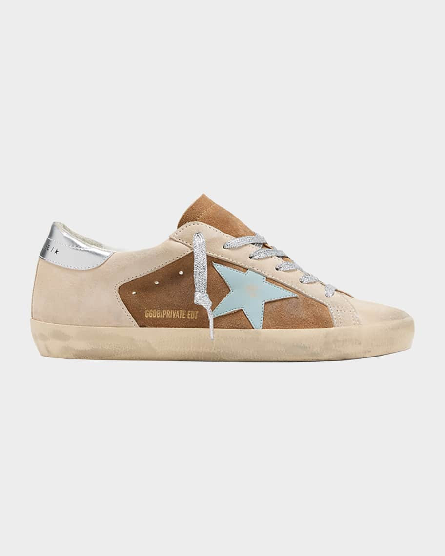 Golden Goose Superstar Colorblock Leather Low-Top Sneakers | Neiman Marcus