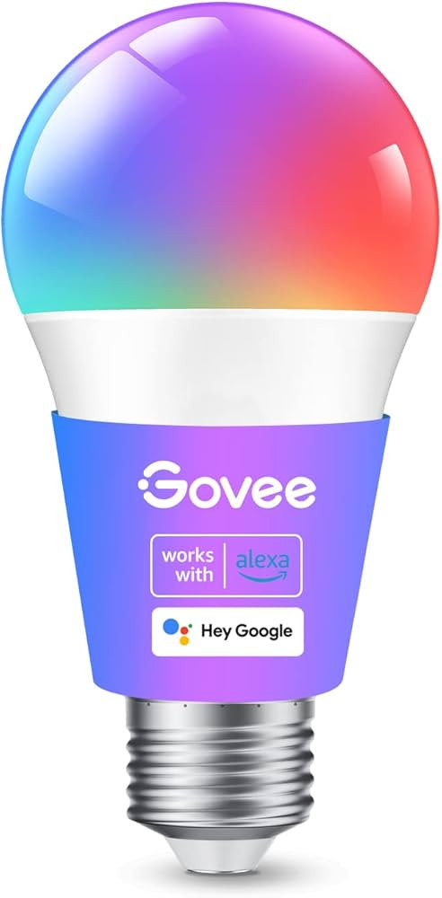 Govee Smart Light Bulbs, Color Changing Light Bulb, Works with Alexa and Google Assistant, 16 Mil... | Amazon (US)