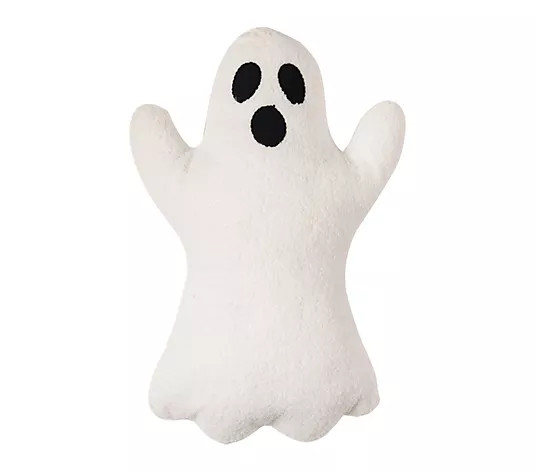 Ghost Shaped Halloween Throw Pillow  by Valerie - QVC.com | QVC
