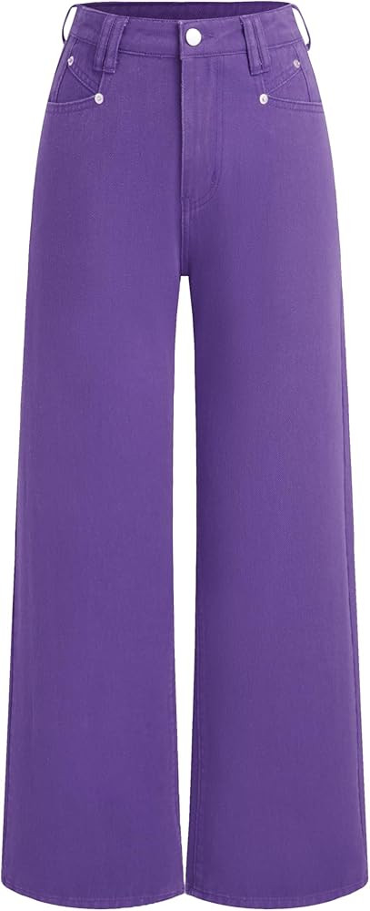 Denim High Waist Wide Leg Jeans | Amazon (US)