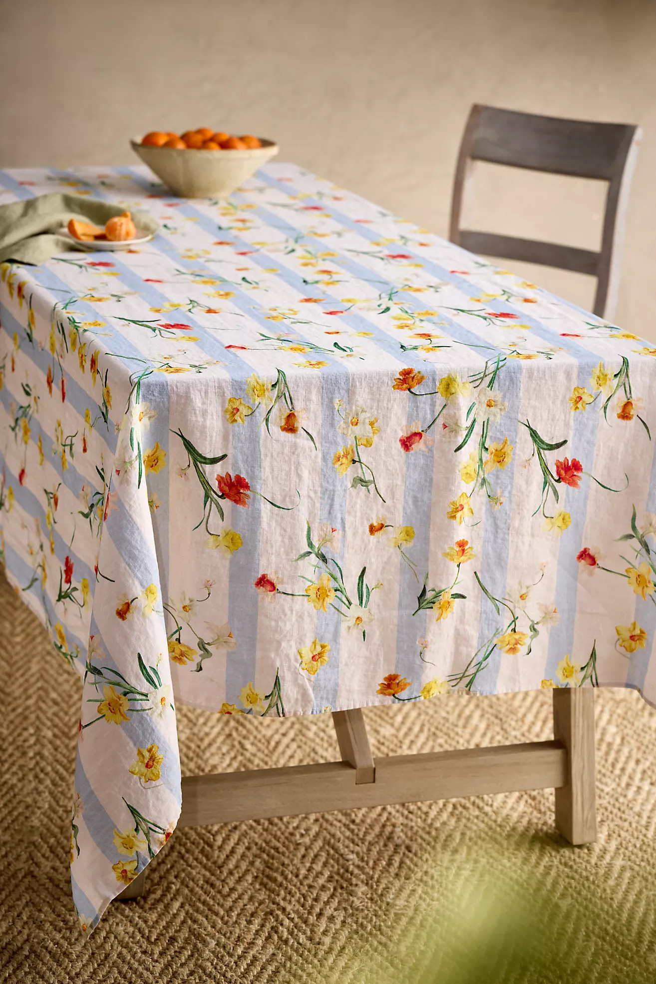 By Hope Daffodil Stripe Tablecloth | Anthropologie (US)