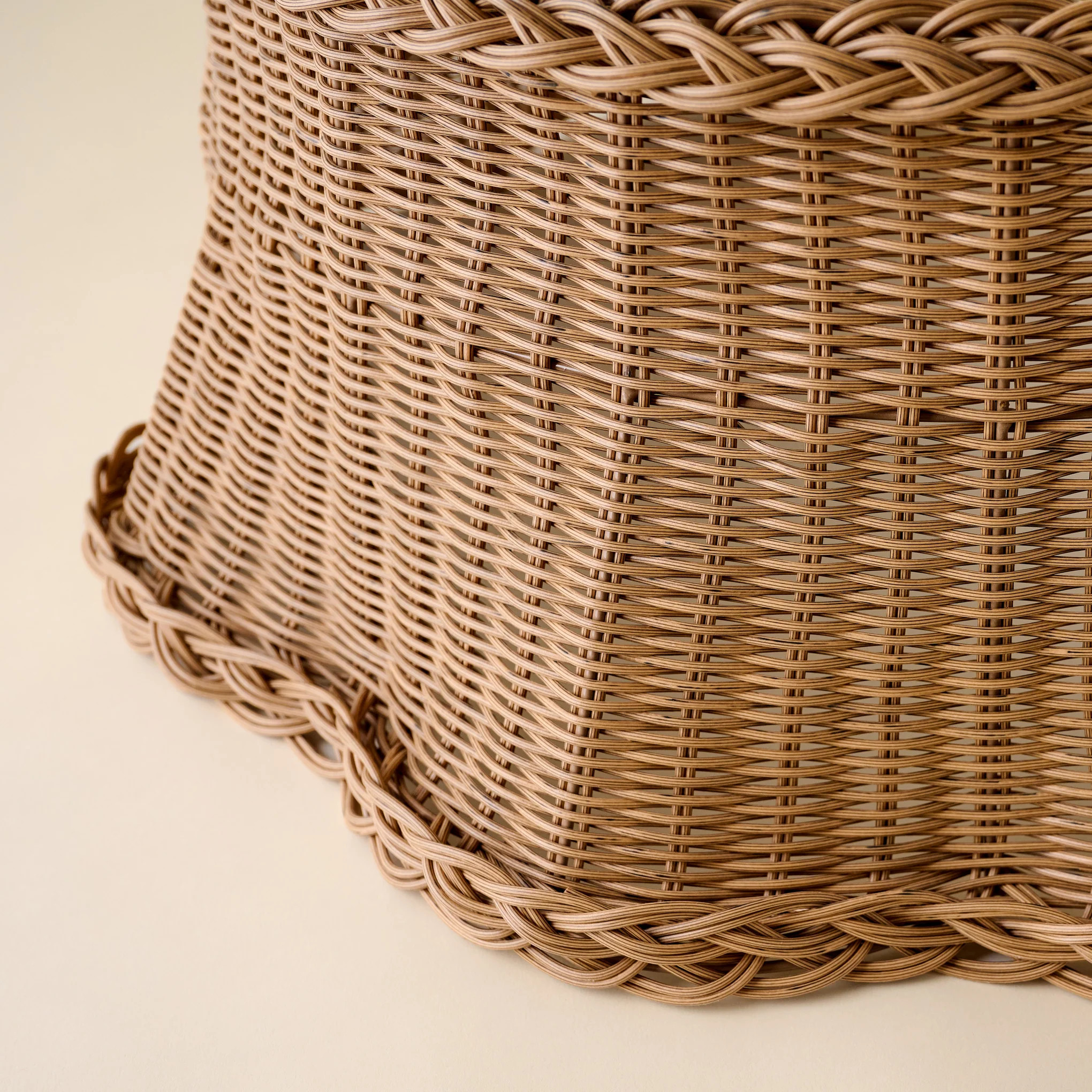 Wicker Scalloped Tree Collar | Magnolia