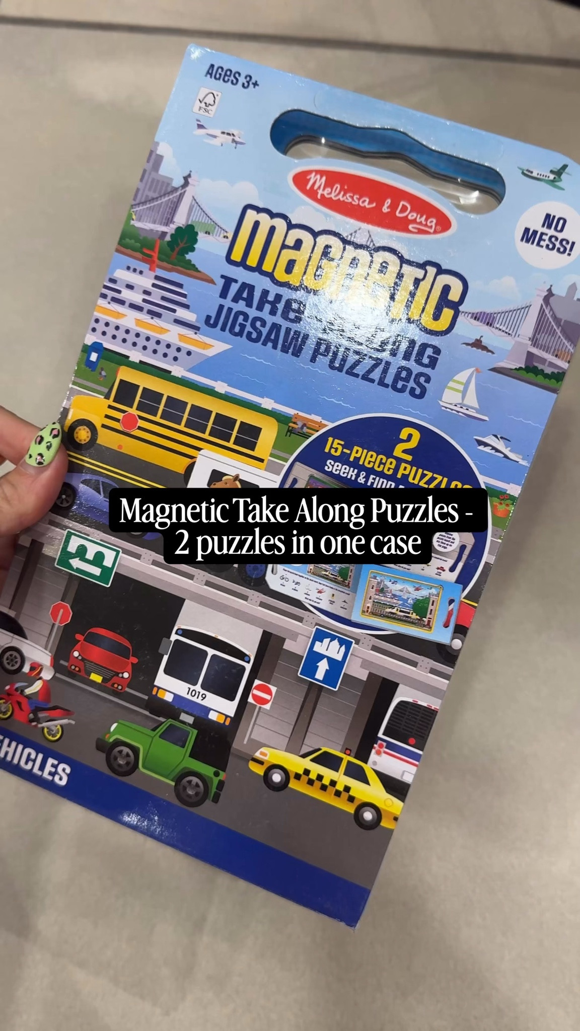 This is a great stocking stuffer and on the go Activity for kids ages 4+. This magnetic puzzle has two sides one puzzle on each side my boys love them and I love that they’re magnetic so the pieces stay with it.

#StockingStufferIdeas #StockingFillerIdeas #KidsStockingStuffers #GiftIdeasForKids #GiftGuide

#LTKKids #LTKGiftGuide #LTKTravel