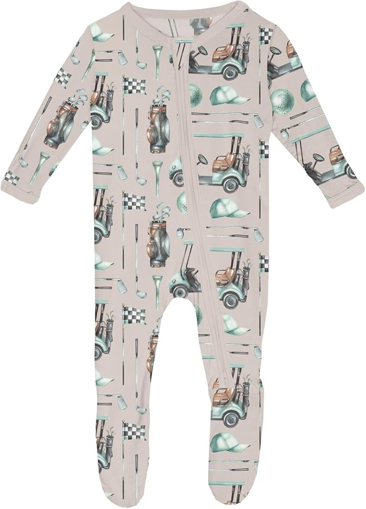 KicKee Baby & Toddler Zipper Footie – Ultra-Soft Viscose from Bamboo Pajamas with Flip Paws & G... | Amazon (US)