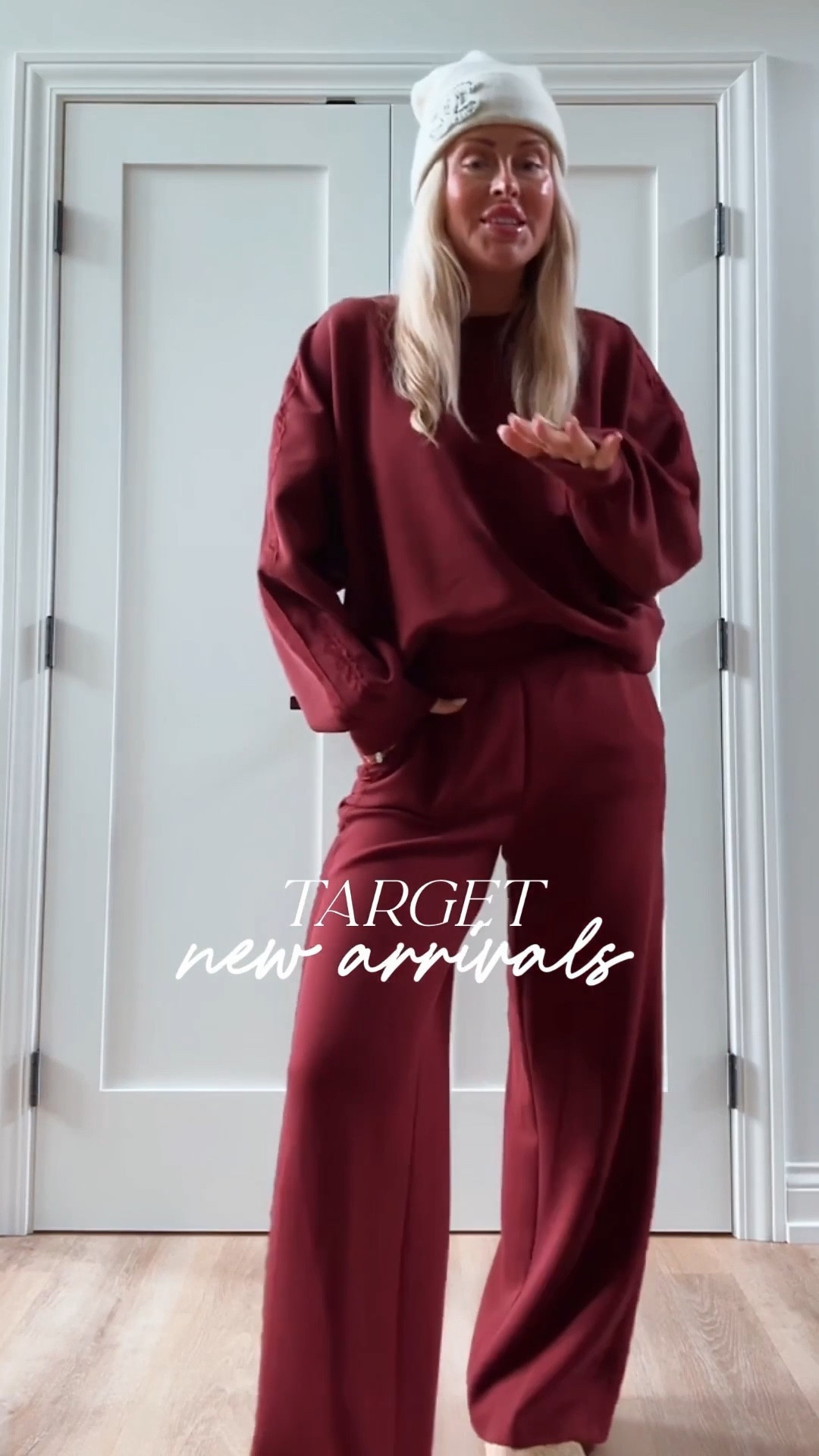 Best seller set! Get your tts! Run roomy IMO! So cute! 
Target new lace stripe, lounge sets! 
I did smalls.

#LTKSeasonal #LTKFindsUnder50 #LTKFindsUnder100