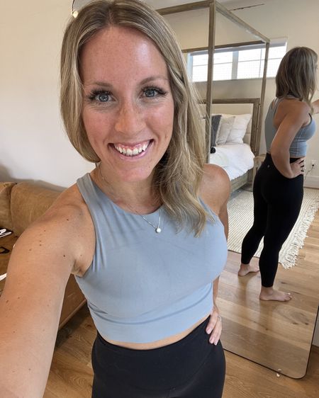 Found these two pieces at Athleta and I am in LOVE. I’ve been wanting to try on leggings at Athleta for a while and this weekend I finally had time. I fell in love with these - they are buttery soft and hold you in but not suffocating. I love this tank with built in bra too! 

I’m wearing a small top and XS leggings. Leggings are 7/8 which is the perfect length for my 5’ 5” frame!

#LTKfitness #LTKsalealert #LTKActive