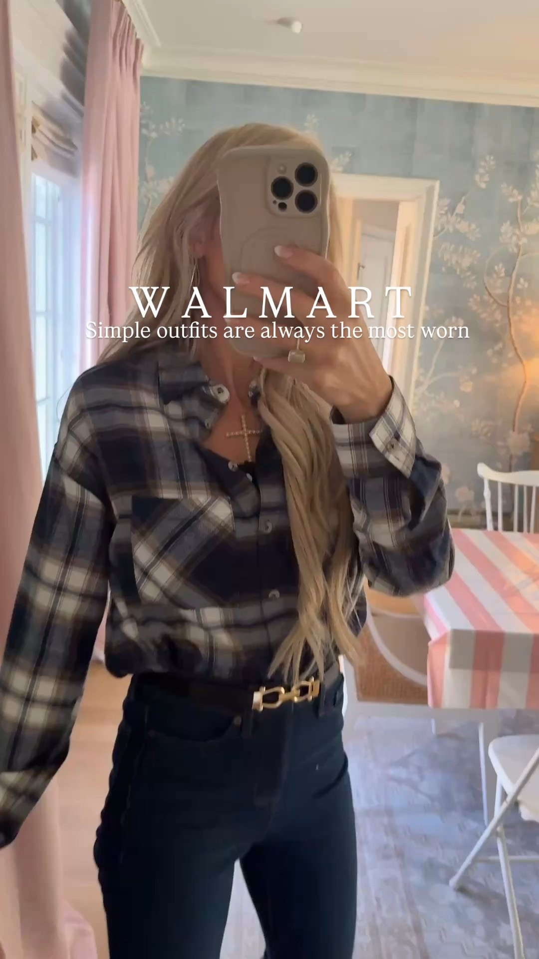 A timeless plaid moment I keep reaching for… easy, polished, and cozy enough for everyday life but put-together enough to leave the house feeling confident. The kind of outfit that just works. Walmart for the win ☁️



#EverydayStyle #ClassicLayers #MomStyle

#LTKdayinmylife #LTKmomlife #LTKgrwm