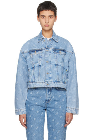 Blue Signature Rome Denim Jacket | SSENSE