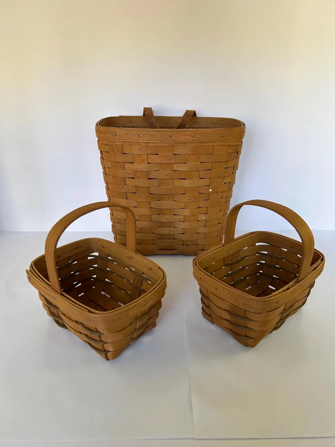 Vintage Longaberger Baskets – Classic Woven Wood Baskets - Etsy | Etsy (US)
