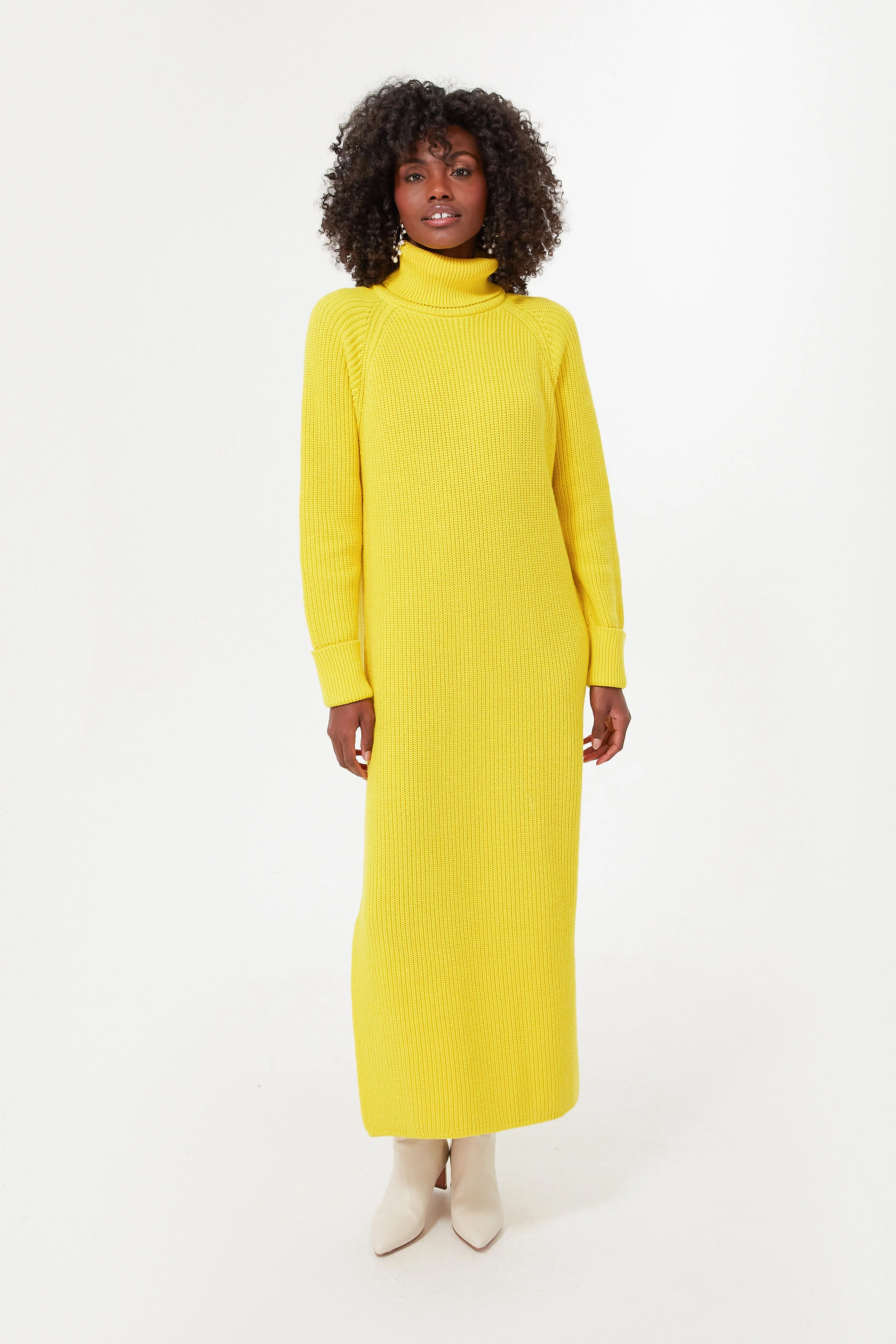 Canary Knit Turtleneck Midi Dress | Tuckernuck (US)