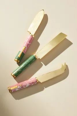Bergen Cheese Knives, Set of 3 | Anthropologie (US)