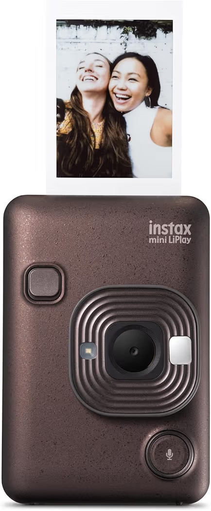 Fujifilm INSTAX Mini LIPLAY Hybrid Instant Camera - Deep Bronze | Amazon (US)