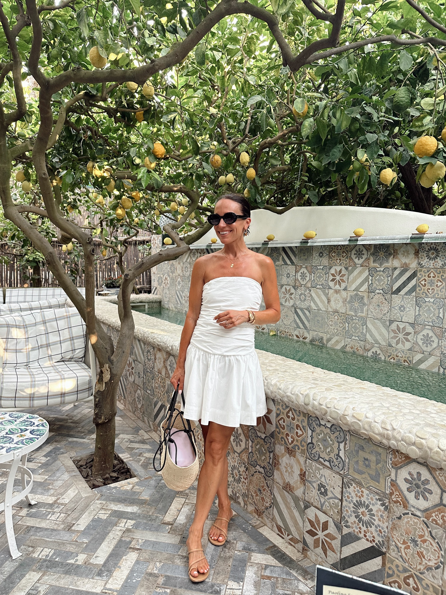 Love this drop waist strapless dress for summer nights 
Runs tts 

#LTKOver40