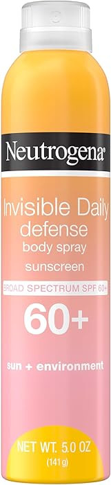 Neutrogena Invisible Daily Defense Body Sunscreen Spray, Broad Spectrum SPF 60+, Oxybenzone-Free ... | Amazon (US)