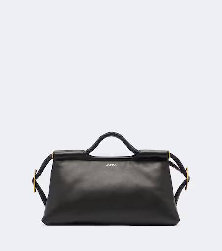 Isabel Marant Pipa Medium leather top-handle bag | Mytheresa (US/CA)