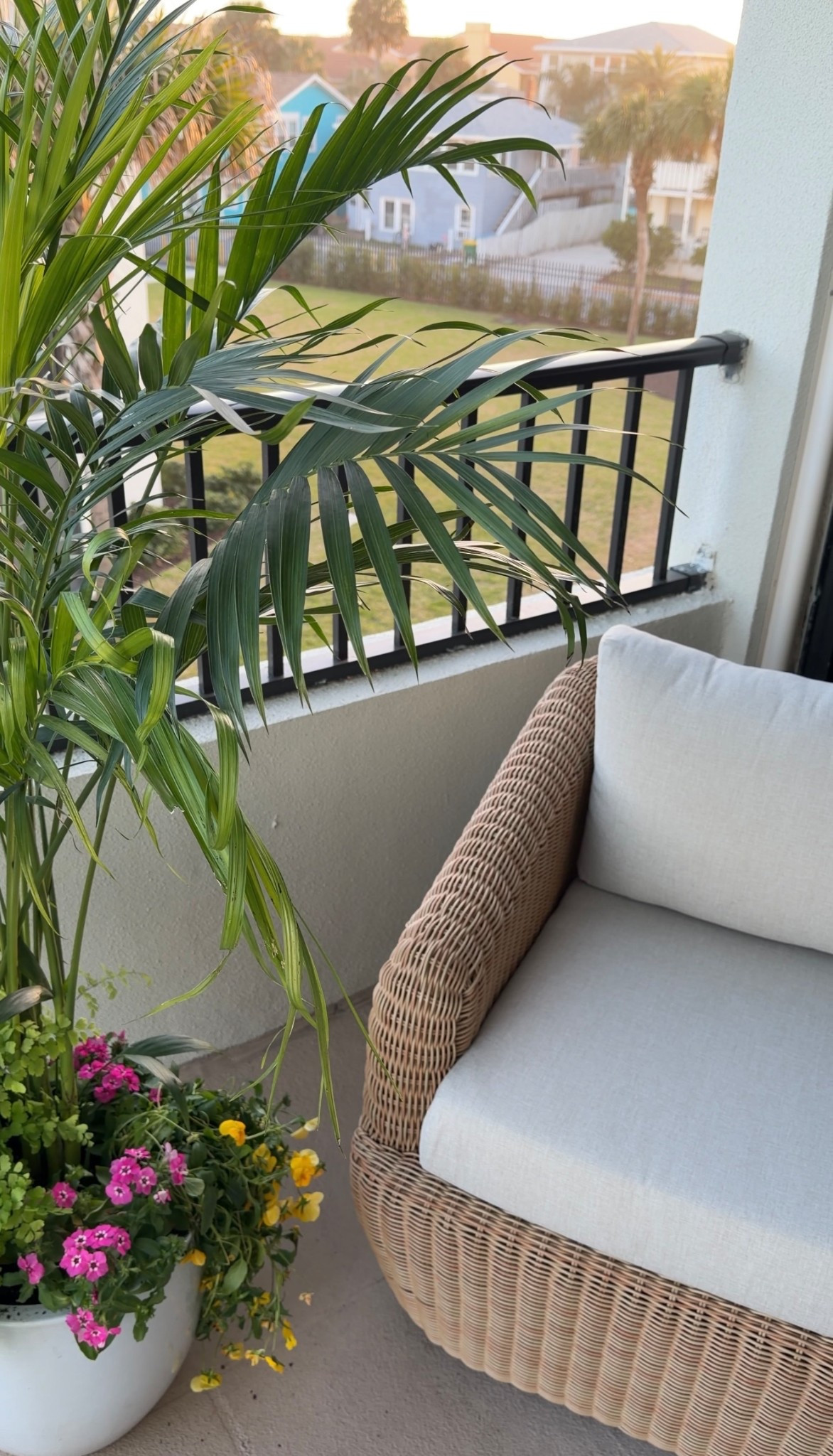 #ad love this patio set so much !!  ✨ #wishyouwerehere #outdoor #Wayfair #WayfairPartner