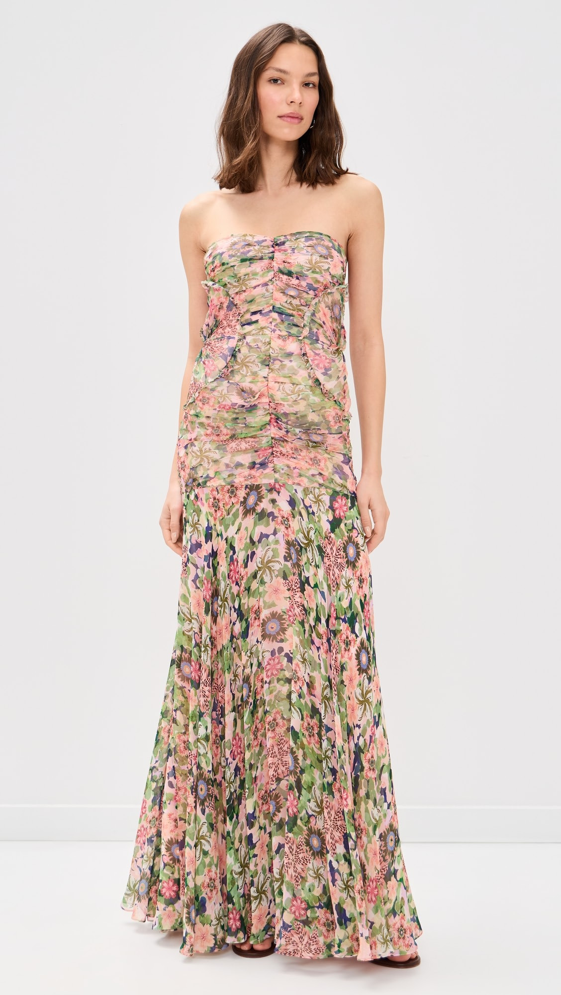 SALONI Kristie Silk Maxi Dress | Shopbop | Shopbop
